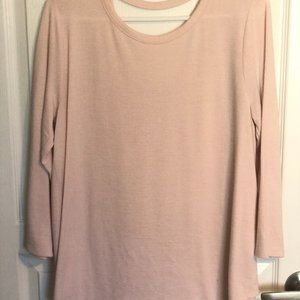 Pink 3/4 Sleeve Shirt